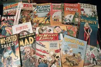 Collection de bandes dessinées anciennes