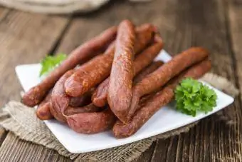 Chilli flavored Sausages