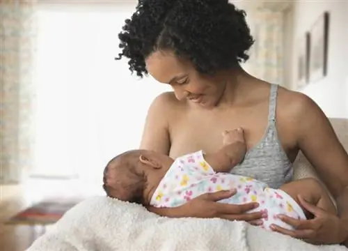 Što učiniti ako vaša beba pomodri tijekom dojenja