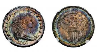 1801 mezzo dollaro