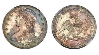 1839 Halve dollar-proof