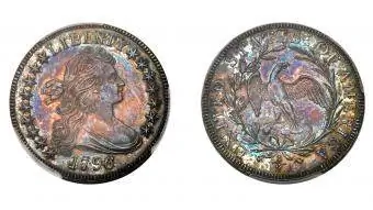 1796 16 Stjerner Halv Dollar
