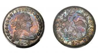 1796 16 stelle mezzo dollaro