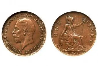 George V Penny 1933