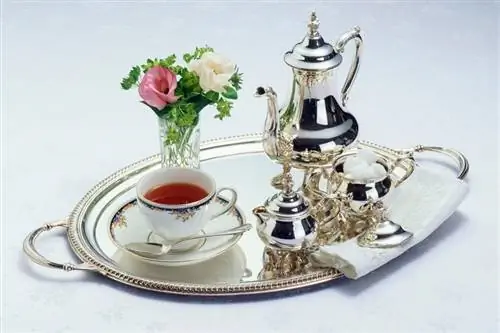 Cov keeb kwm ntxim nyiam ntawm Antique Silver Tea Sets