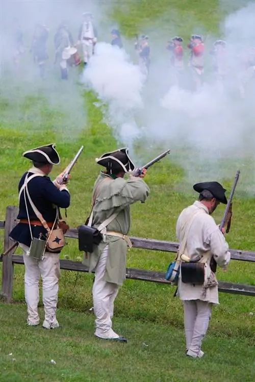 Patriot-uniforms tydens die Amerikaanse rewolusie