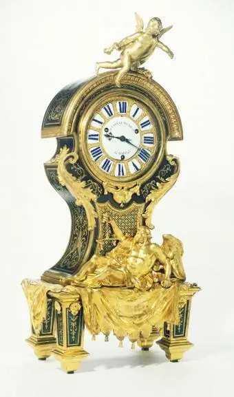 Prancūzijos židinio laikrodis 1729–1755 m