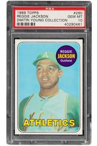 1969 Topps Реджи Джаксън