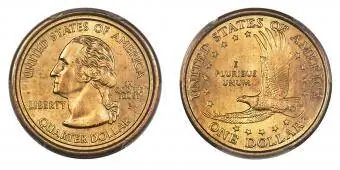 2000-P Dollar Sacagawea / Quart de mule de l'État