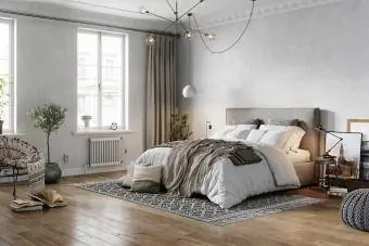 элегантный интерьер спальни