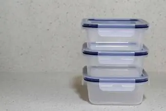 recipiente mici de depozitare din plastic
