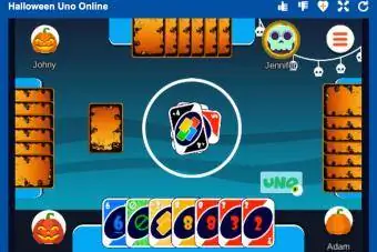 Hra BestGames Halloween Uno online