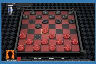 MSN онлайн шашки оюнунун скриншоту