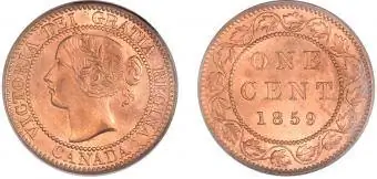 Victoria Cent 1859