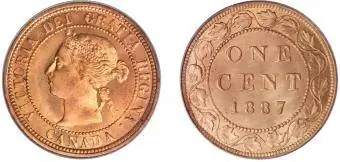 Victoria Cent 1887