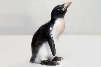 Statuetta in stile Art Déco del pinguino Rosenthal
