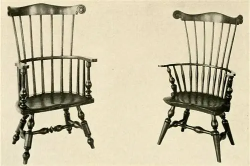 Ako presne identifikovať starožitné windsorské stoličky