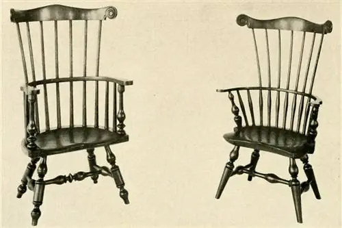 Kaip tiksliai identifikuoti senovines Windsor kėdes
