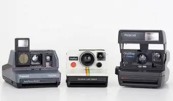Vintage Polaroid kameralar