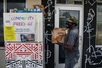 bendruomenės šaldytuvas Majamyje