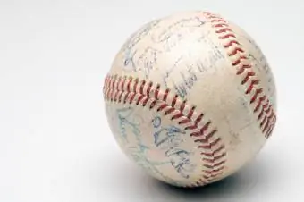 Autographed baseball