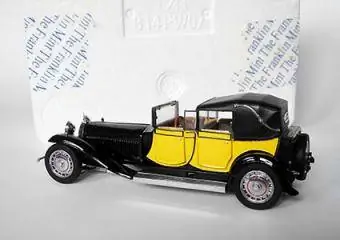 Bugatti Royale Franklin Mint z roku 1931