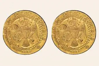 1787 DBLN Brasher Doubloon i New York-stil