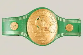 حزام بطولة محمد علي للوزن الثقيل WBC في السبعينيات