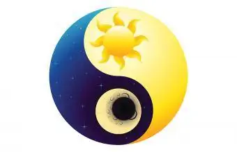 Yin Yang Aurinko ja kuu