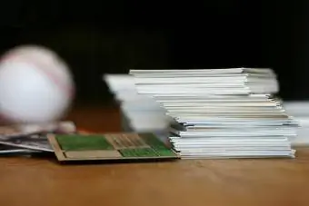 Kolekcija bejzbol karata