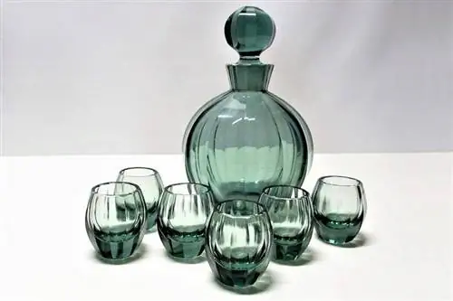 Antik Moser üveg