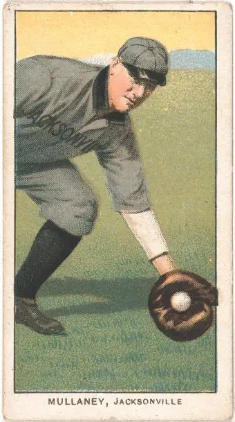 Dom Mullaney, echipa Jacksonville, portret de carte de baseball