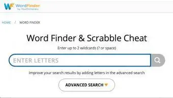 Căutare de cuvinte și cheat Scrabble
