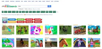 Skærmbillede af kidzsearch.com