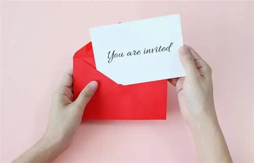 Shembull letrash ftese për ngjarje të veçanta