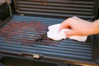 Vuile elektrische grill