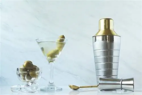 Çirkli Martinis üçün Zeytun Şirəsi (Kendin Yap Resepti)