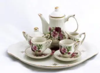 conjunto de porcelana