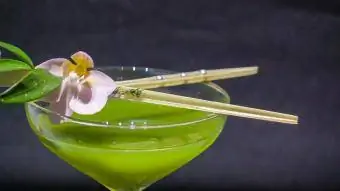 Groene meloen Jolly Rancher martini