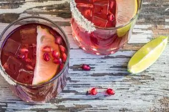 Granaat margarita mocktail