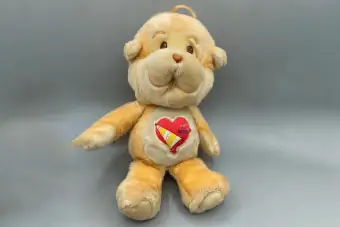 Lekfull Heart Monkey Care Bear Cousin 80s CareBears Cousins Monkey