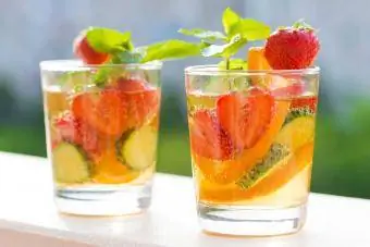 Alkoholfreier klassischer Pimm's Cup Mocktail