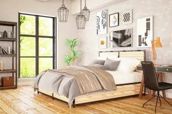 Loft Bedroom nrog Ncej thiab Rooj