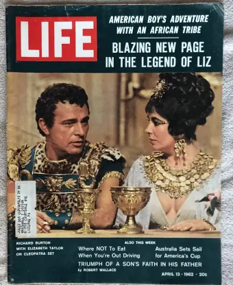 13 aprilie 1962 Revista Life Richard Burton Elizabeth Taylor