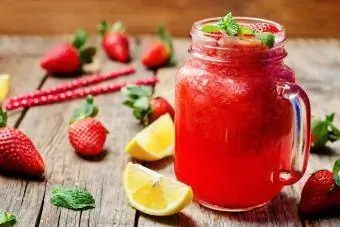 cocktails sans alcool aux fraises