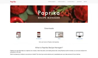 „Paprika“programos ekrano kopija