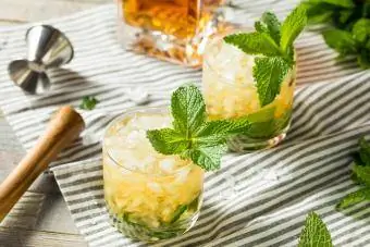 Domowe Derby Mint Julep z Kentucky Bourbon