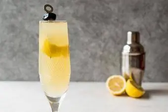 French 75 Champagne Cocktail