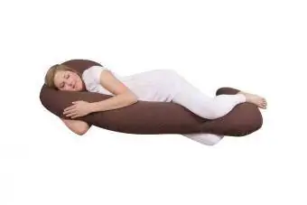 Gối hỗ trợ toàn thân Leachco Snoogle, Màu nâu