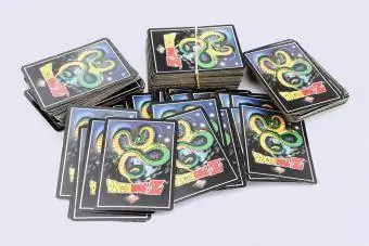DragonBallZ prekybos žaidimų kortelės